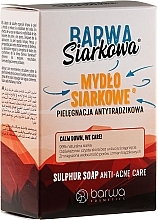 Antibacterial Sulfuric Soap - Barwa Anti-Acne Sulfuric Soap — photo N1