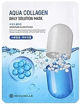 Fragrances, Perfumes, Cosmetics Collagen Sheet Mask - Enough Bonibelle Aqua Collagen Daily Solution Mask