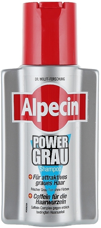 Gray Hair Shampoo - Alpecin Power Grau Shampoo  — photo N1