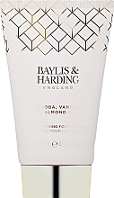 Set - Baylis & Harding Jojoba, Vanilla & Almond Oil (f/lot/140ml + bath/salt/100g + slippers) — photo N4