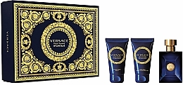 Fragrances, Perfumes, Cosmetics Versace Dylan Blue Pour Homme - Set (edt/50ml + sh/gel/50ml + a/sh/balm/50ml)