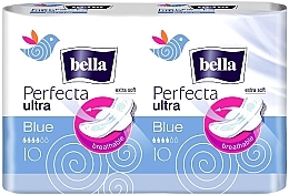 Fragrances, Perfumes, Cosmetics Perfecta Blue Soft Ultra Pads, 2x10pcs - Bella