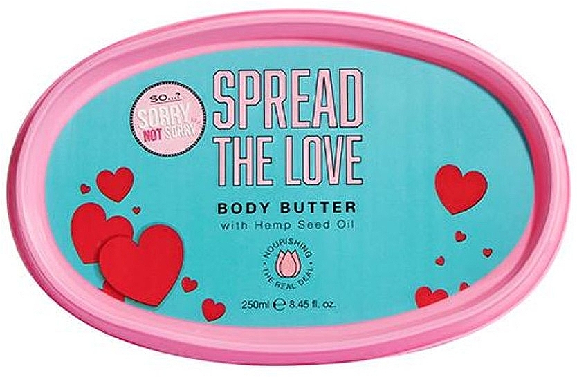 Body Oil - So…? Sorry Not Sorry Spread The Love Body Butter with Hemp Seed Oil — photo N1