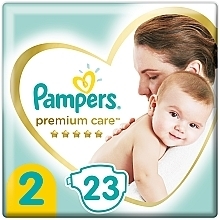 Pampers Premium Care Newborn Diapers (4-8 kg), 23 pcs. - Pampers — photo N1