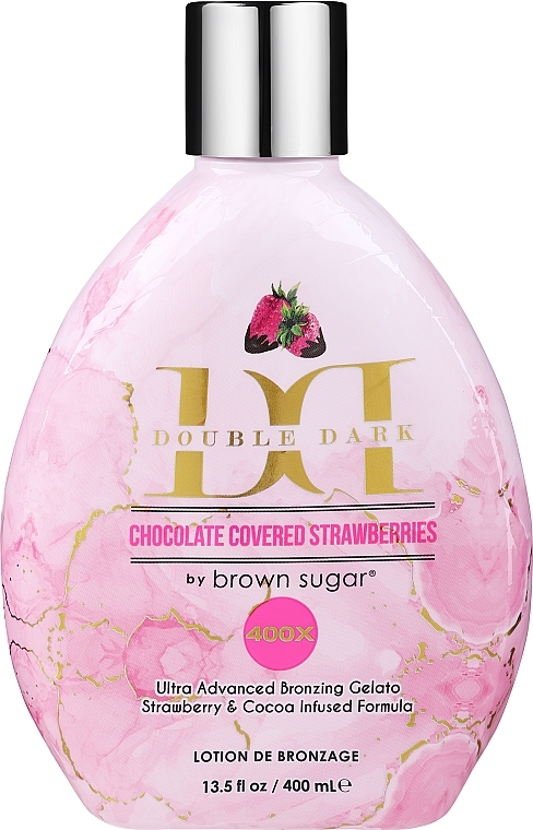 Ultra Advanced Bronzing Cream with Strawberry Extract - Tan Incorporated Chocolate Covered Strawberries 400X Double Dark Black — photo N2