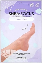 Fragrances, Perfumes, Cosmetics Shea Butter and Lavender Pedicure Socks - Avry Beauty Shea Socks Lavender