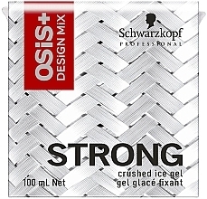 Fragrances, Perfumes, Cosmetics Hair Gel - Schwarzkopf Professional Osis+ Design Mix Strong Crushed Ice Gel 