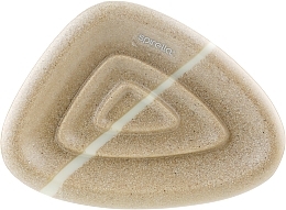 Ceramic Soap Dish - Spirella Etna Sand — photo N2