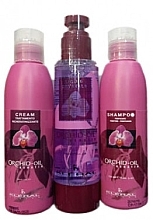 Fragrances, Perfumes, Cosmetics Set - Kleral System Orchid Oil Kit (shmp/150ml + mask/150ml + serum/100ml)