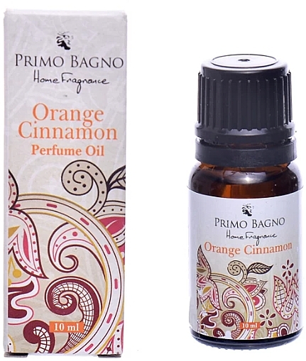 Orange & Cinnamon Aroma Oil - Primo Bagno Home Fragrance Perfume Oil — photo N1