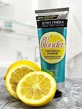 Strengthening Mask for Weak Hair - John Frieda Sheer Blonde Go Blonder Lemon Miracle — photo N3