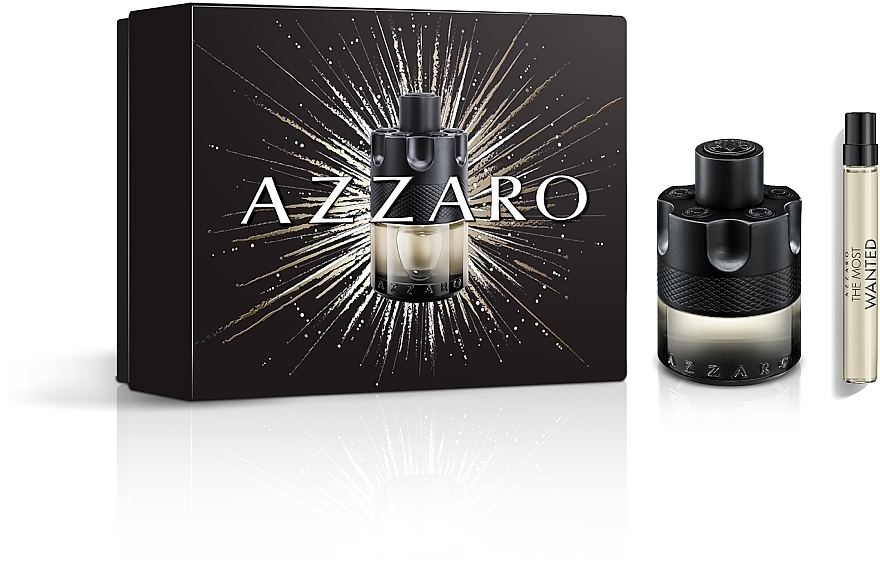 Azzaro The Most Wanted Intense - Set (edt/50ml + edt/10ml) — photo N1