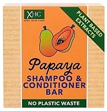 Solid Shampoo & Conditioner - Xpel Marketing Ltd Papaya Shampoo & Conditioner Bar — photo N1