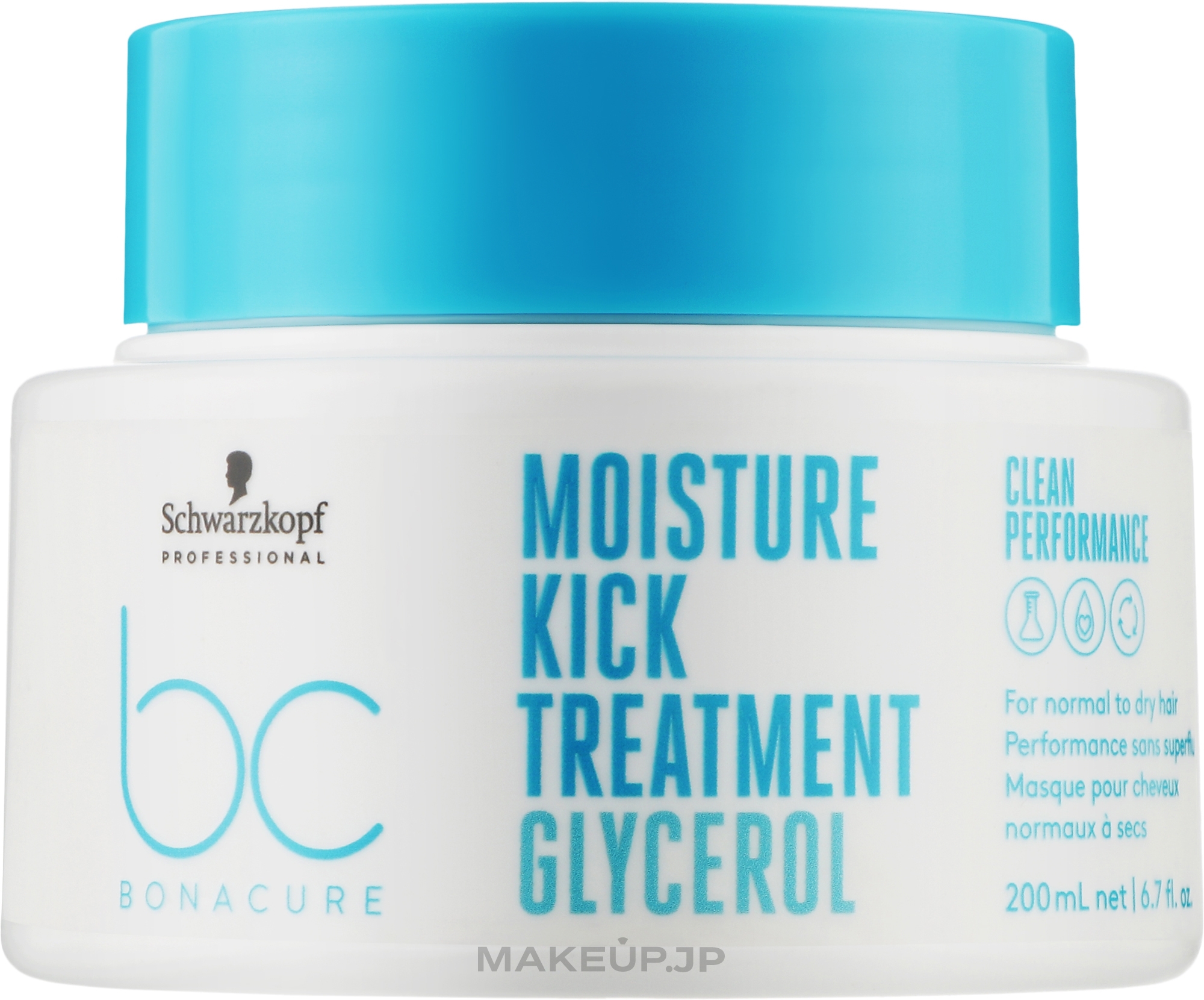 Mask for Normal and Dry Hair - Schwarzkopf Professional Bonacure Moisture Kick Treatment Glycerol — photo 200 ml