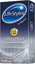 Fragrances, Perfumes, Cosmetics Condoms, 12 pcs - LifeStyles Ultrathin
