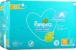 Fragrances, Perfumes, Cosmetics Baby Wet Wipes "Baby Fresh Clean", 12x52 pcs - Pampers