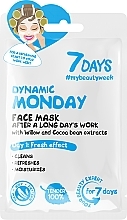 Fragrances, Perfumes, Cosmetics After A Long Day's Work Face Mask "Dynamic Monday" - 7 Days Dynamic Monday