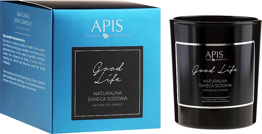 Natural Soy Candle - APIS Professional Good Life Soy Candle — photo N1