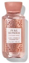 Fragrances, Perfumes, Cosmetics Bath & Body Works Pure Wonder - Shower Gel (mini size)