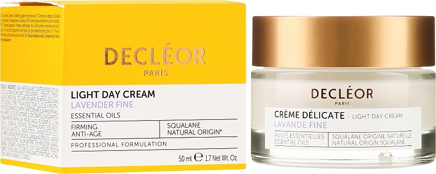 Moisturizing Face Cream - Decleor Light Day Cream Lavender Fine Firming Anti-Age — photo N1