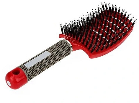 Hair Brush 5775, red - Deni Carte Boar Vent — photo N1