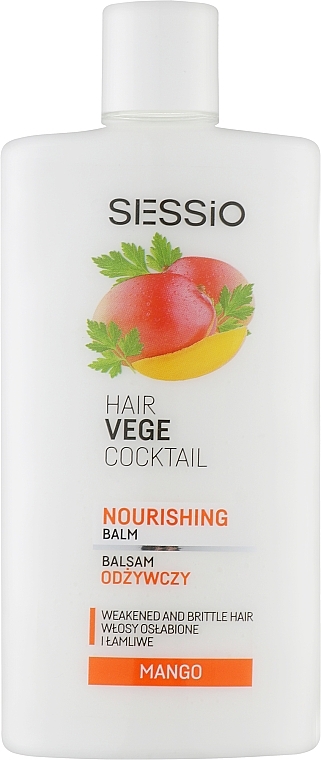 Nourishing Mango Balm - Sessio Hair Vege Cocktail Nourishing Balm  — photo N1