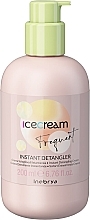 Leave-In Conditioner - Inebrya Frequent Ice Cream Instant Detangler — photo N3