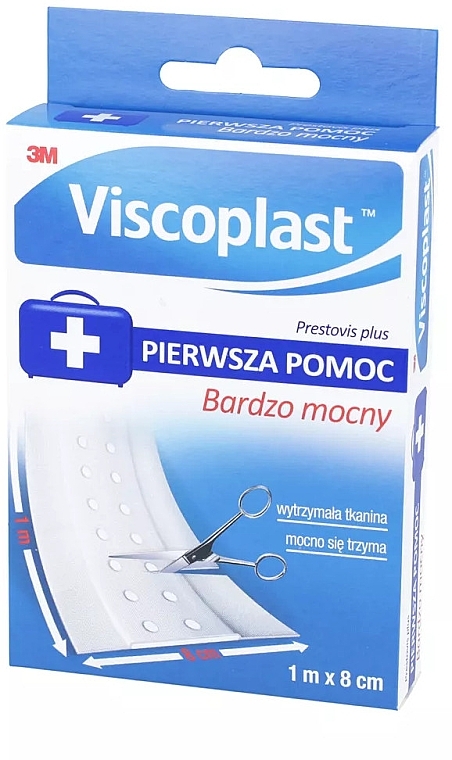 Medical Bandage, 1 m x 8 cm - Viscoplast Prestovis Plus — photo N1