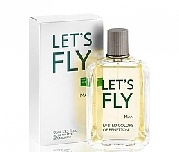 Fragrances, Perfumes, Cosmetics Benetton Let's Fly - Eau de Toilette (tester with cap)