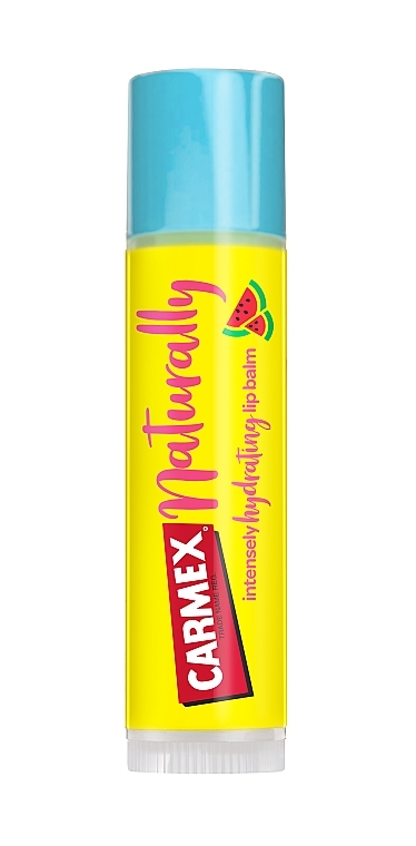 Watermelon Lip Gloss - Carmex Naturally Lip Balm Watermelon — photo N4