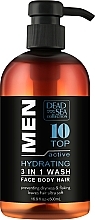 Fragrances, Perfumes, Cosmetics Men Hair, Face & Body Wash - Dead Sea Collection Men Active Hydrating Sandalwood Face, Hair & Body Wash 3in1