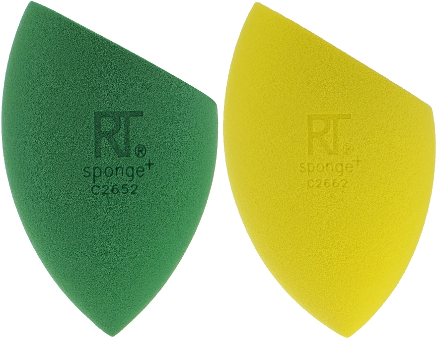 Sponge Set, 2 pcs. - Real Techniques Nectar Pop Dewy Dose Sponge Set — photo N2