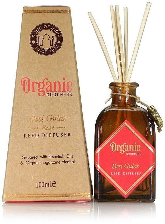 Desi Gulab Rose Reed Diffuser - Song of India — photo N2