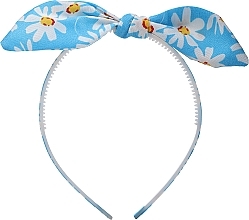 Fragrances, Perfumes, Cosmetics Hairband, FA-5629, blue with daisies - Donegal