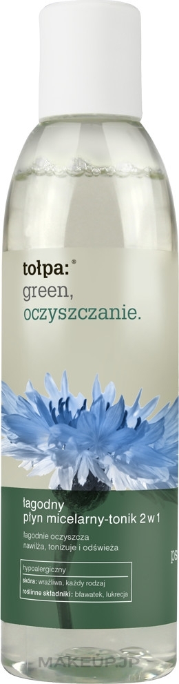Facial Micellar Tonic - Tolpa Green Cleanup Mils Micellar Toner 2in1 — photo 200 ml