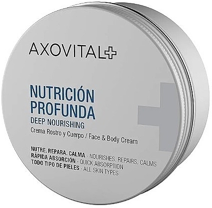 Nourishing Face & Body Cream - Axovital Deep Nourishing Face & Body Cream — photo N1