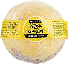 Fragrances, Perfumes, Cosmetics Bath Bomb "Yellow Diamond" - Beauty Jar With Grape Seed Oil Natural Bath Bomb