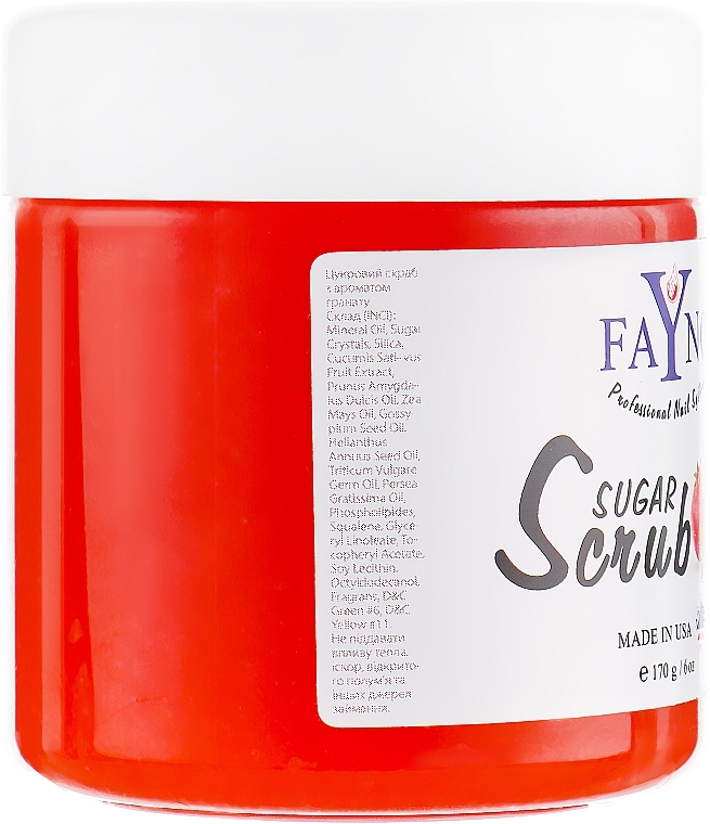 Sugar Scrub "Pomegranate" - Fayno Sugar Scrub — photo N2