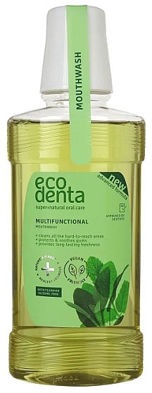 Mint Oil, Sage and Aloe Vera Multifunctional Mouthwash - Ecodenta Multifunctional Mouthwash — photo N1