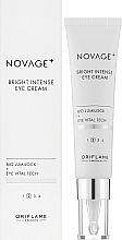 Anti-Pigmentation Eye Cream - Oriflame Novage+ Bright Intense Eye Cream — photo N2