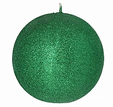 Fragrances, Perfumes, Cosmetics Decorative Candle, ball, green, 10 cm - Artman Glamour