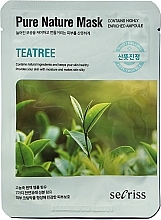 Fragrances, Perfumes, Cosmetics Tea Tree Face Sheet Mask - Secriss Pure Nature Teatree Mask