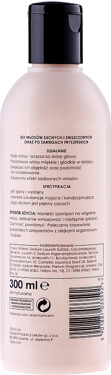 Argan Oil Shampoo - Ziaja Shampoo — photo N2