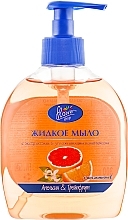 Fragrances, Perfumes, Cosmetics Liquid Soap with Vitamin E 'Orange and Grapefruit' - Flower Shop