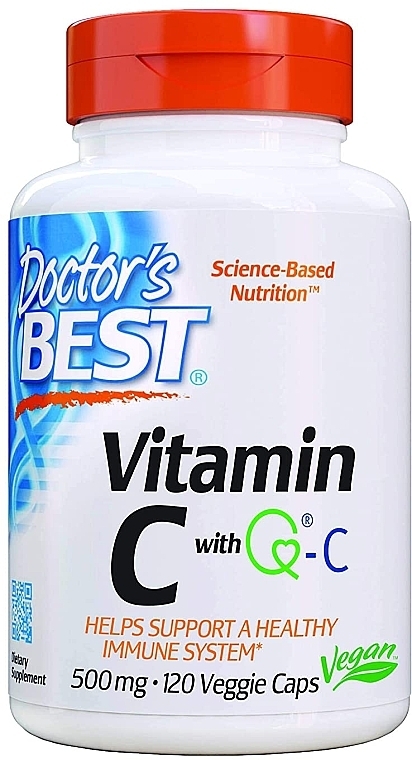 Vitamin C with Quali-C, 500 mg, capsules - Doctor's Best — photo N1