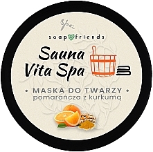 Orange & Turmeric Face Mask - Soap & Friends Sauna Vita Spa — photo N1
