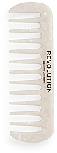 Wide Tooth Brush - Revolution Haircare Natural Curl White — photo N2