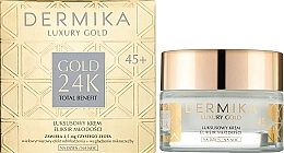 Youth Stimulant Face Cream - Dermika Gold 24K Face Cream 45+ — photo N1