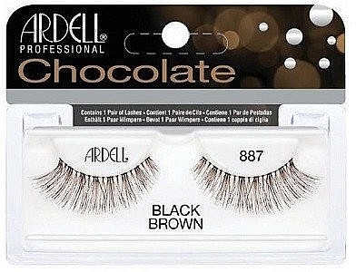 False Lashes - Ardell Chocolate Lash Black Brown 887 — photo N1