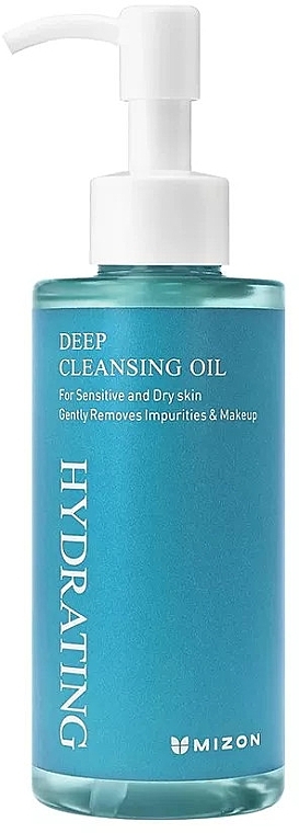 Moisturizing Hydrophilic Oil with Hyaluronic Acid, with dispenser - Mizon Hydrating Deep Cleansing Oil — photo N1